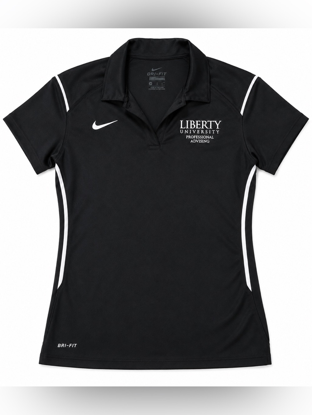 Nike Black Dri-FIT Women's Jersey Liberty university professional advising polo